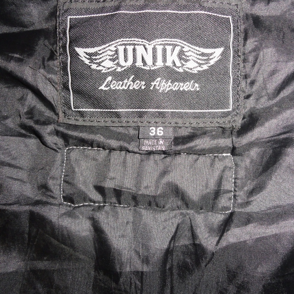 Biker Leather Vest Indian Knucklehead Unisex 36 - Picture 3 of 6